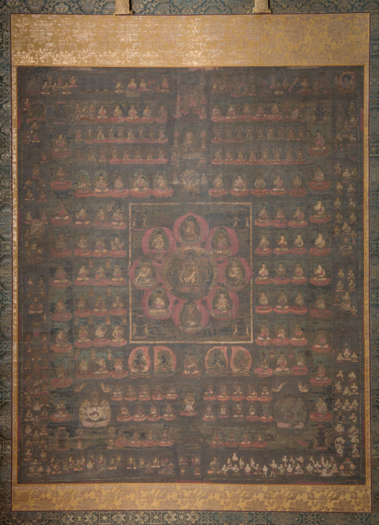 両界曼荼羅図 平安時代後期(1100年頃)
